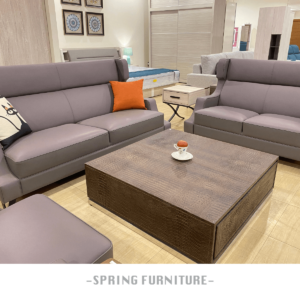Purple leather sofa_1