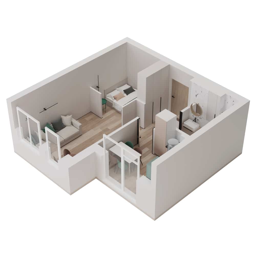小坪數設計：小坪數住宅需要更有效率的使用空間，避免放錯家具讓空間變得更小。