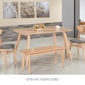 Elon dining table and Vino bench