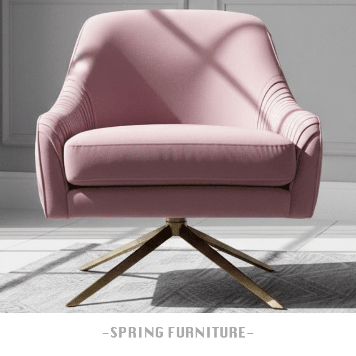 Flowing Pink Leisure Chair_1